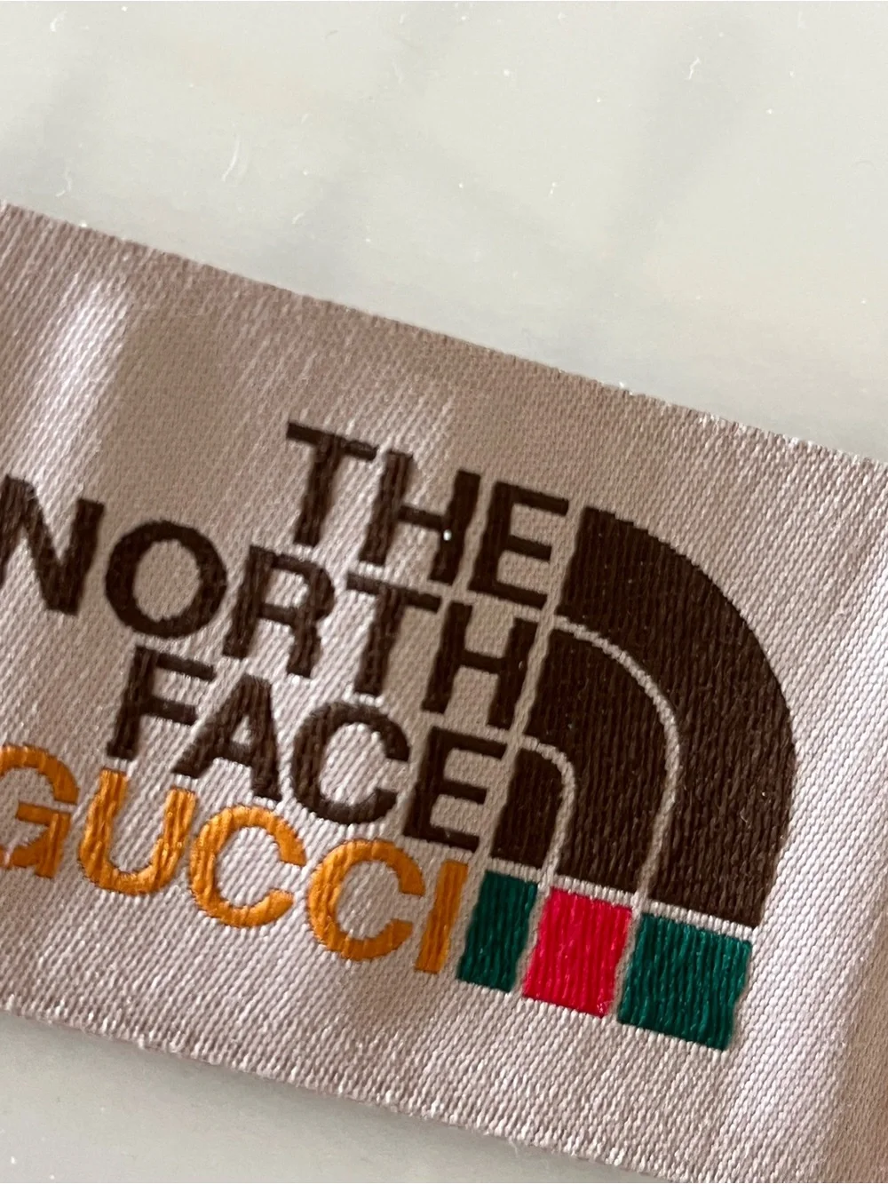 Gucci x North Face Logo Fabric Labels